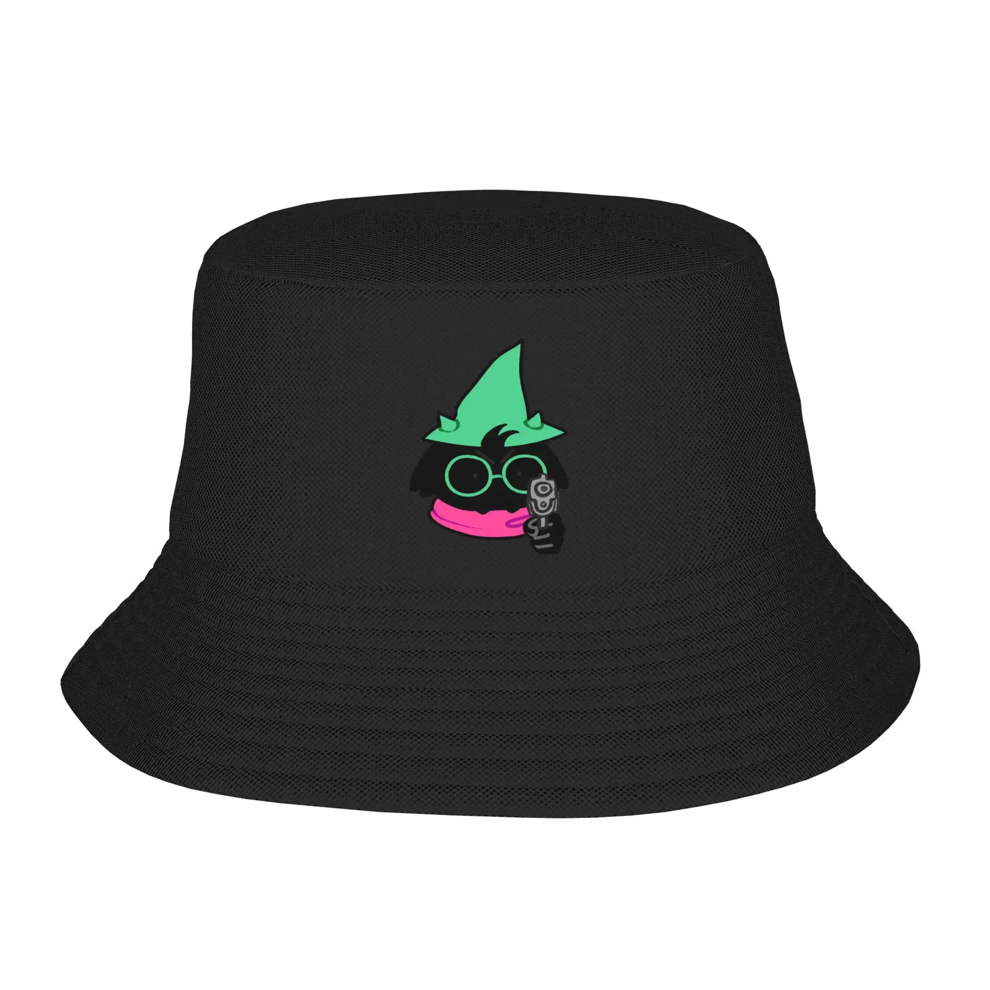 Harajuku Ralsei Deltarune Bucket Hat Women Lightweight  Fishing Fisherman Cap Hot Summer Beach Vacation Getaway Headwear Bob Hat