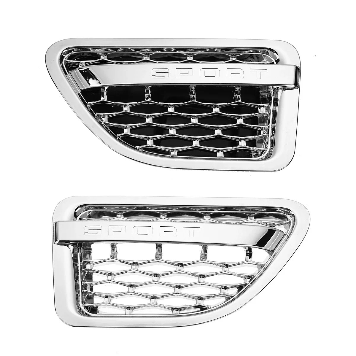 

2X Car Side Vent Grille Grill Tuning Air Side Vent Grille Grid Outlet for Land Rover Range Rover Sport 2005-2009