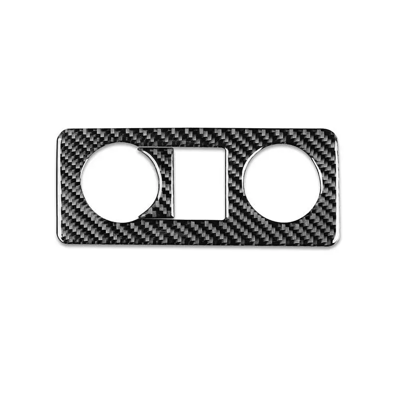 Car Interior Sticker Soft Carbon Fiber Headlight Switch Frame Trim Accessories For Chevrolet Tahoe Suburban 2007 2008 2009-2014