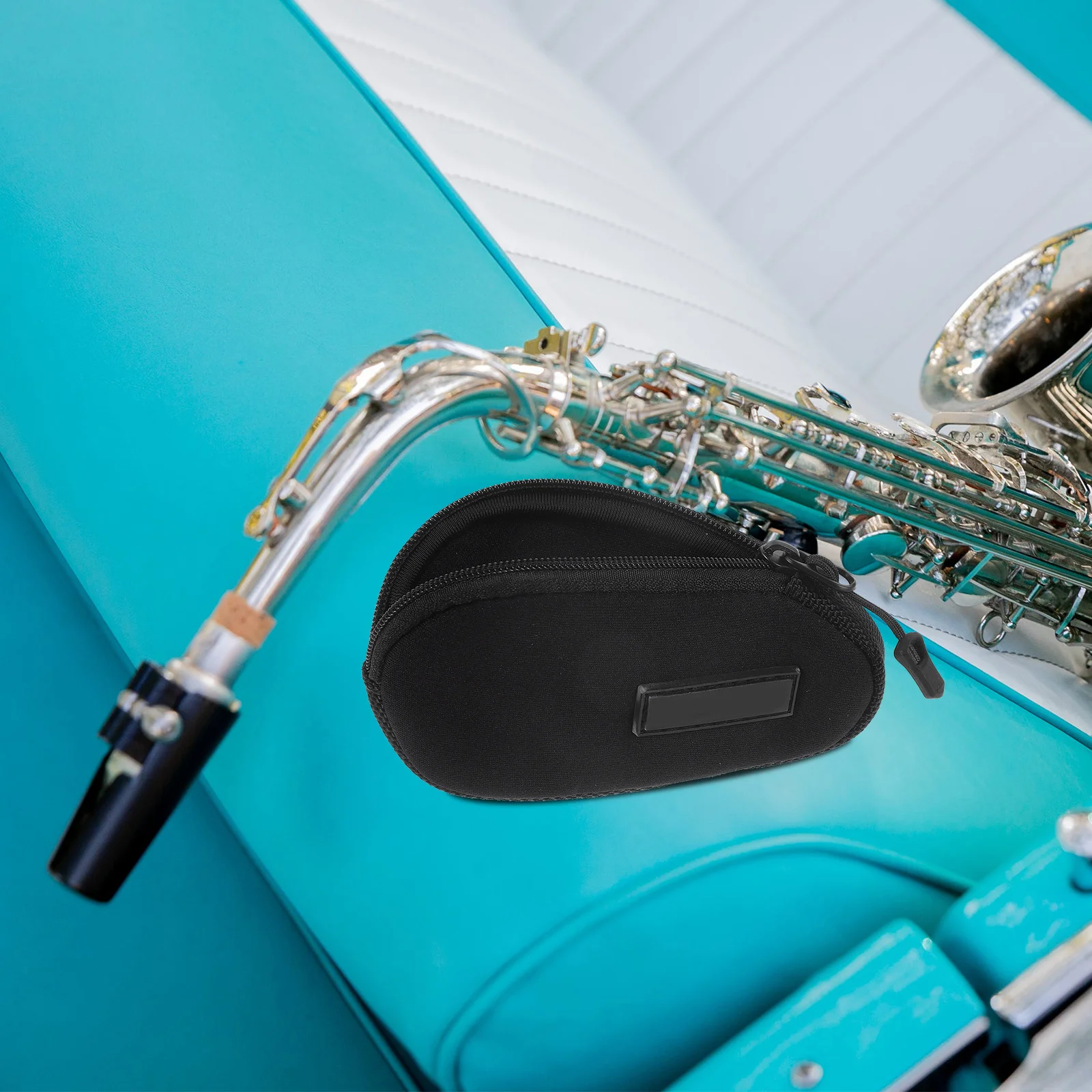 

Saxophone Mouthpiece Bag Thicken Alto Pouch Waterproof Fabric Accessory Storage Dust Proof Travel Case for Saxophone