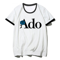 Ado tshirt women comic harajuku top girl comic funny graphic clothing