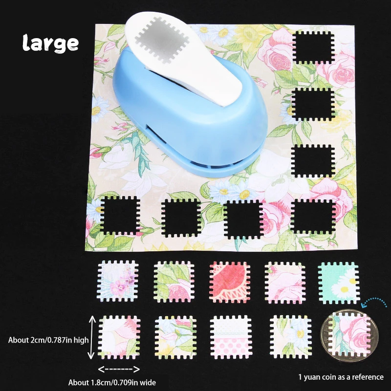 Stamp Border DIY Punch Stamp Shape Craft Punch Embossing Machine for Paper Crafting Scrapbooking Various Materials Punching Tool