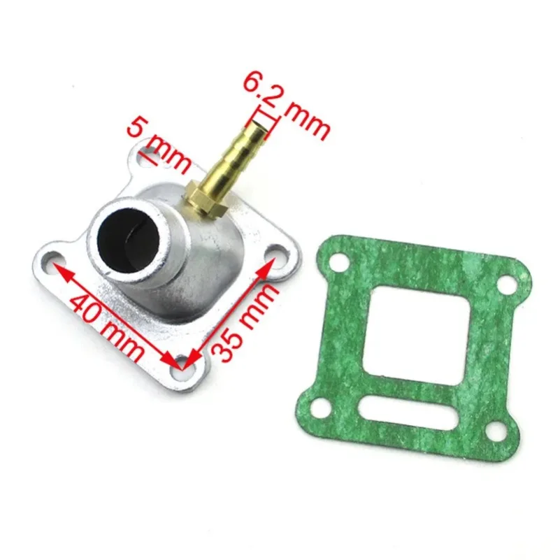 سباق الألومنيوم الذهب الأحمر الأزرق دفعة زجاجة الطاقة + كمية الأنابيب طوقا ل 2 السكتة الدماغية 43cc 47cc 49cc البسيطة ATV رباعية الترابية دراجة الجيب #5