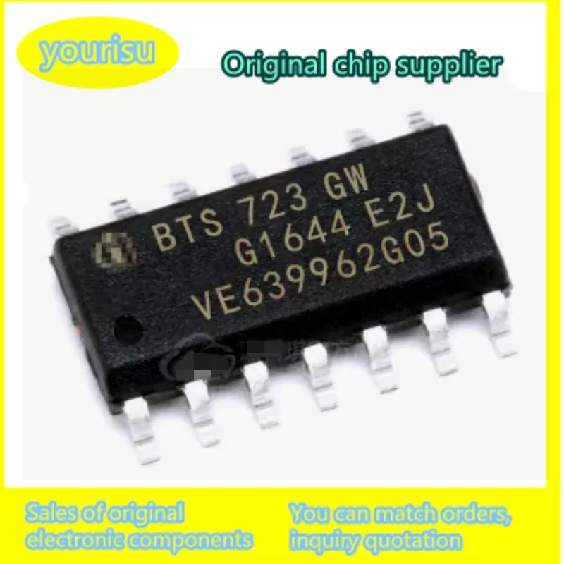 

10Pcs/Lot BTS723GW BTS723G BTS723 IC PWR SWITCH N-CHAN 1:1 DSO-14 Chip BTS723GWXUMA1