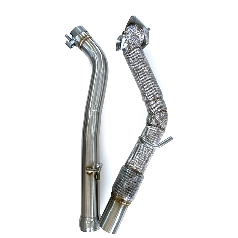 

Exhaust System For Jeep Wrangler Rubicon JL 2.0T 2018-2020 Stainless Steel Without Catalyst Downpipe Exhaust Pipes