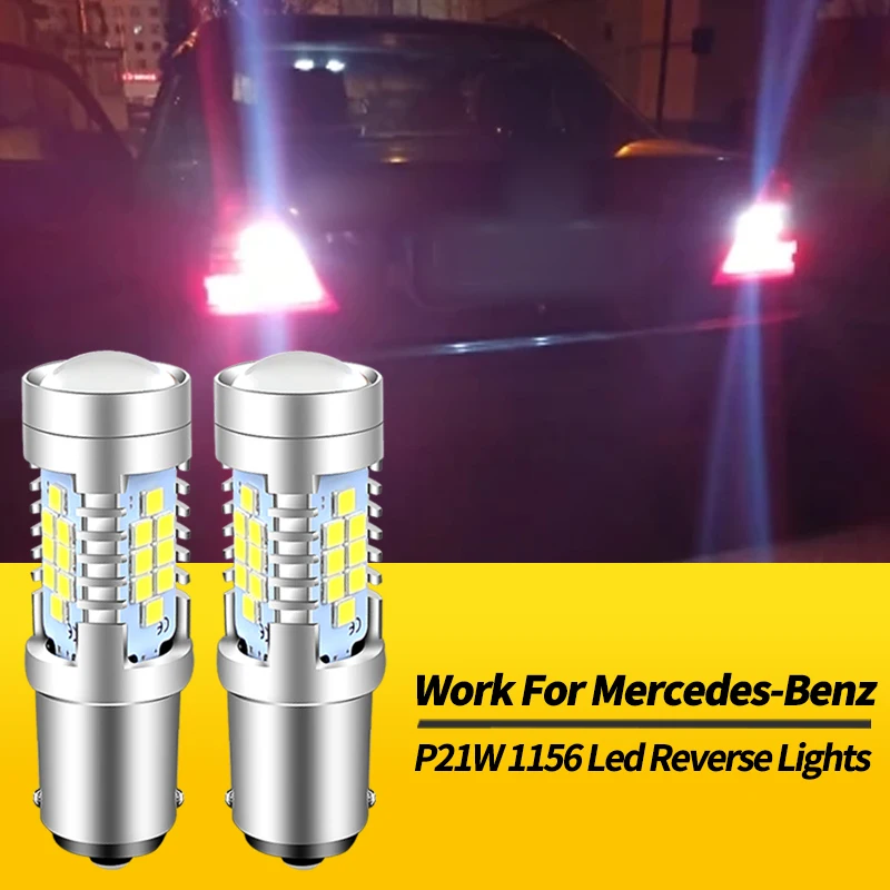 2PCS 12V 30SMD 1156 Ba15s P21W LED Reverse Lights Bulbs Canbus For Mercedes-Benz GL-Class X164 R-Class W251 V251 Vito W639 W638