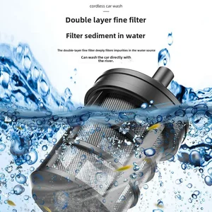 عبر الحدود عالية الضغط الكهربائية غسيل السيارات بندقية المحمولة بطارية ليثيوم لاسلكية شحن سيارة تنظيف بندقية الثلج رغوة لانس أفضل 8 مبيعات محراث ثلجي - رقم 8