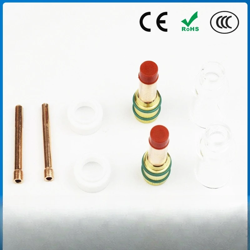 

WP-17/18/26 TIG Torch Glass Cup Set, 8PCS Quartz Ceramic Nozzles, Welding Gun Accessories