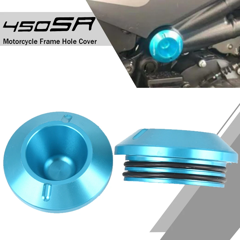 

Motorcycle Accessories FOR CFMOTO 450SR 450 SR 2022 2023 2024 CNC Alumiunm Frame Hole Cap Plug Frame Insert Swingarm bolt Cover