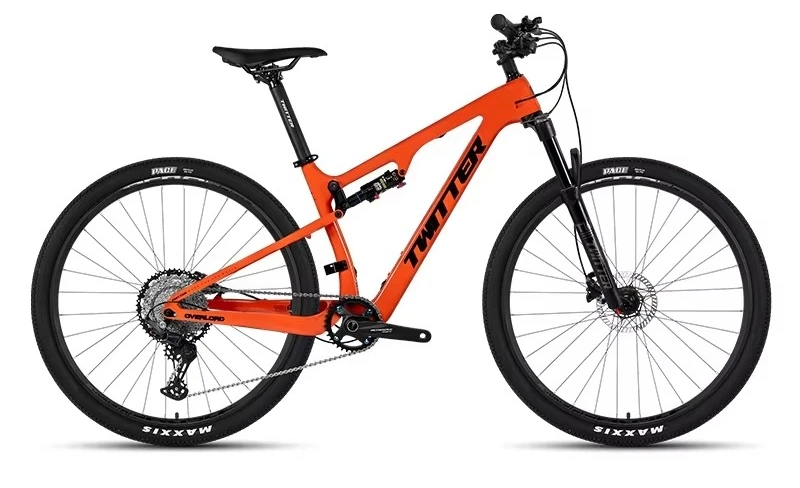 Soft Tail Carbon Fibre Mountain Bike MTB 12S M6100 Thru-axle Hydraulic Disc Brake
