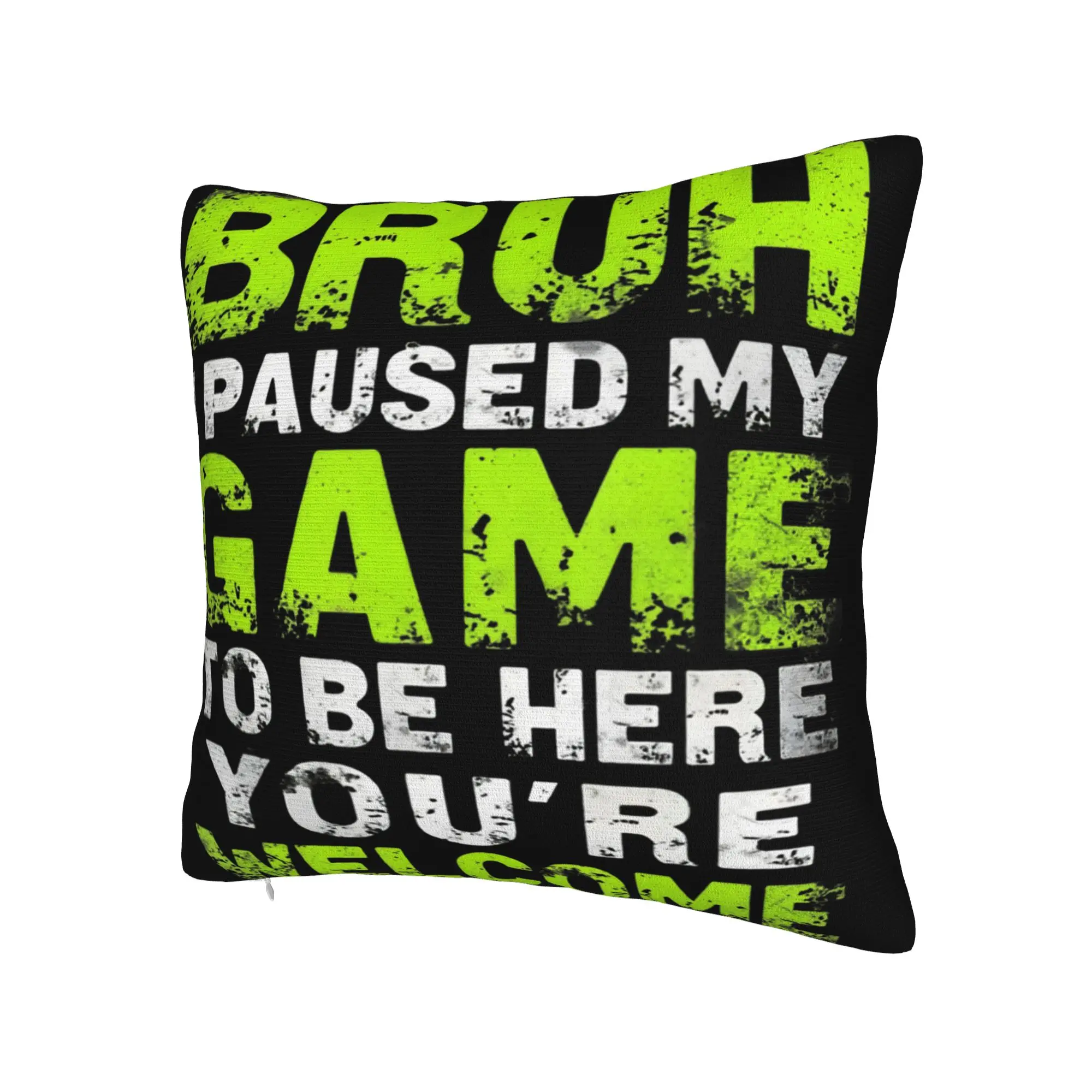 I Paused My Game To Be Here Pillow Covers Merch Printing Cushion Cover Gift  Throw Pillow Case Cover Home Multiple Sizes