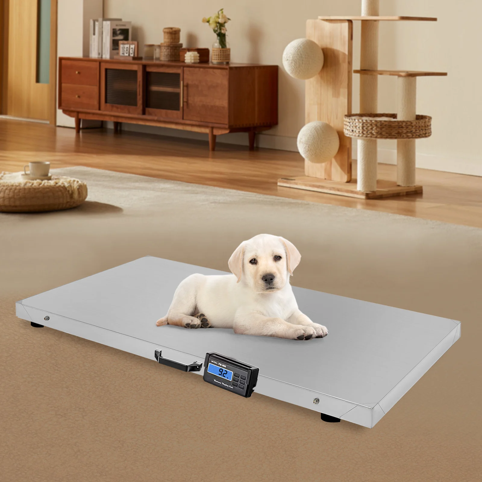 Digital Livestock Vet Scale 1100Lbs Heavy Duty Hog Pet Dog Sheep Goat Scale