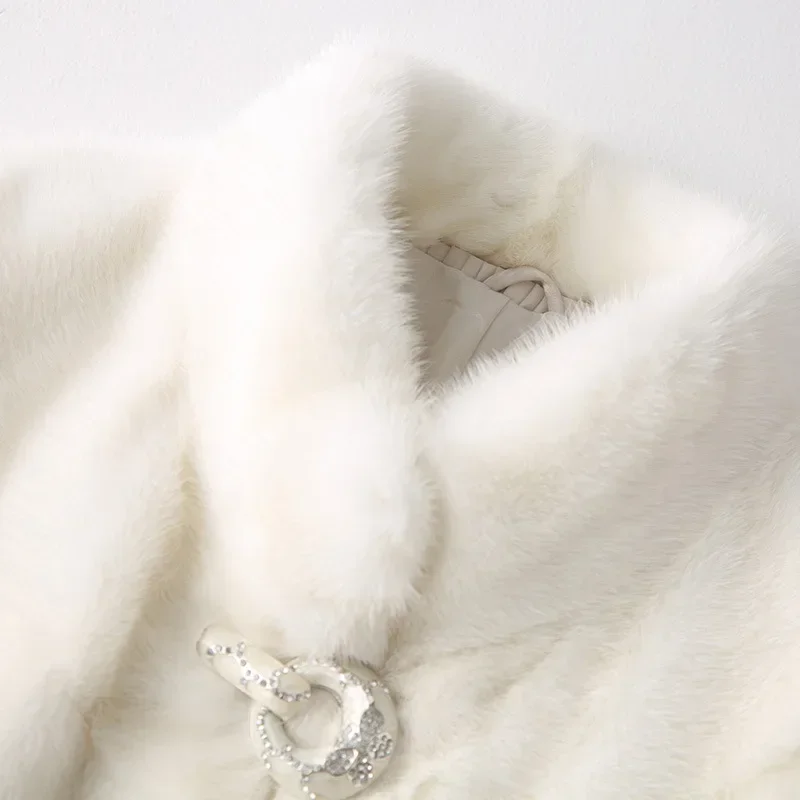 YOLANFAIRY 2025 천연 밍크 자켓 리얼 모피 코트 여성 따뜻한 겨울 모피 자켓 여성 의류 Short Outwear Chaqueta Invierno