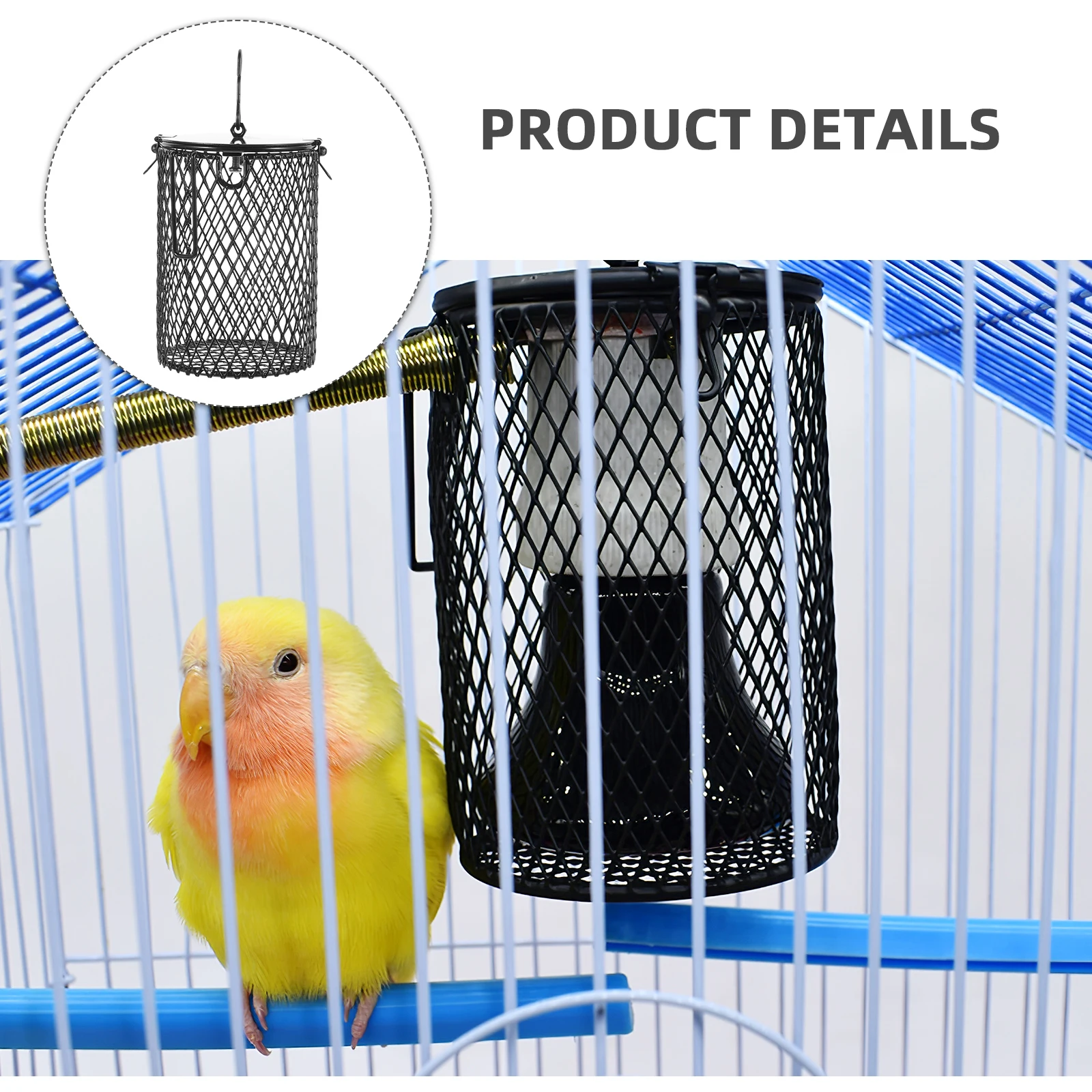 

Heater Lamp Grille Reptile Heating Guard Mesh Cover Animal Light Pet Cage Lampshade Shell Metal Anti scalding Craft Lampshade