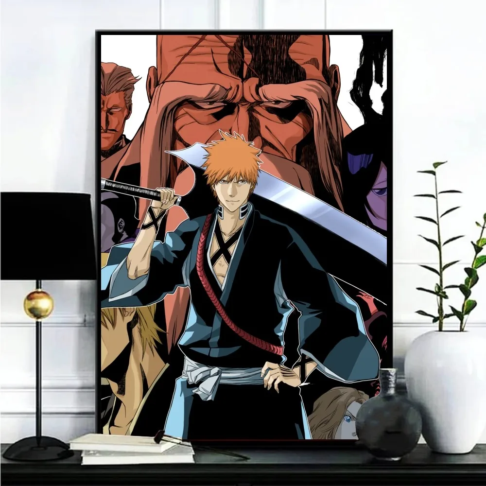 Bleach Thousand-Year Blood War Poster Gallery Prints Self Adhesive  Home Decor Decoration Wall Decals Living Room Sticker