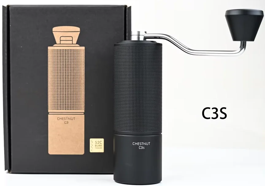 TIMEMORE Chestnut C3S / C3ESP Manual Coffee Grinder Upgrade All-metal Body & Anti-slip Design Portable Grinder S2C Burr Inside