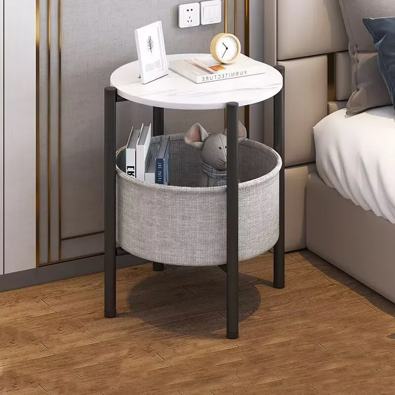 Minimalist Modern Coffee Table Sofa Corner Table Bedside Bedroom Small Round Table Side Tables Living Room Furniture