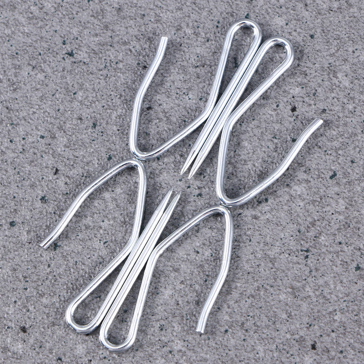 

100Pcs Curtain Hanger S Shaped Hook Heavy Duty Metal for Curtain Track Ring Rail Stay-on Glider Compatible Hanger