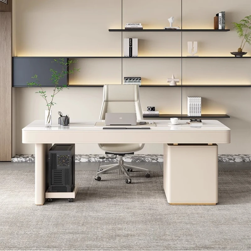escritorios de habitación escritorios de computadora مكتب مكتب مكتب فاخر حديث الحد الأدنى الراقية تصميم مكاتب الدراسة الأثاث #3