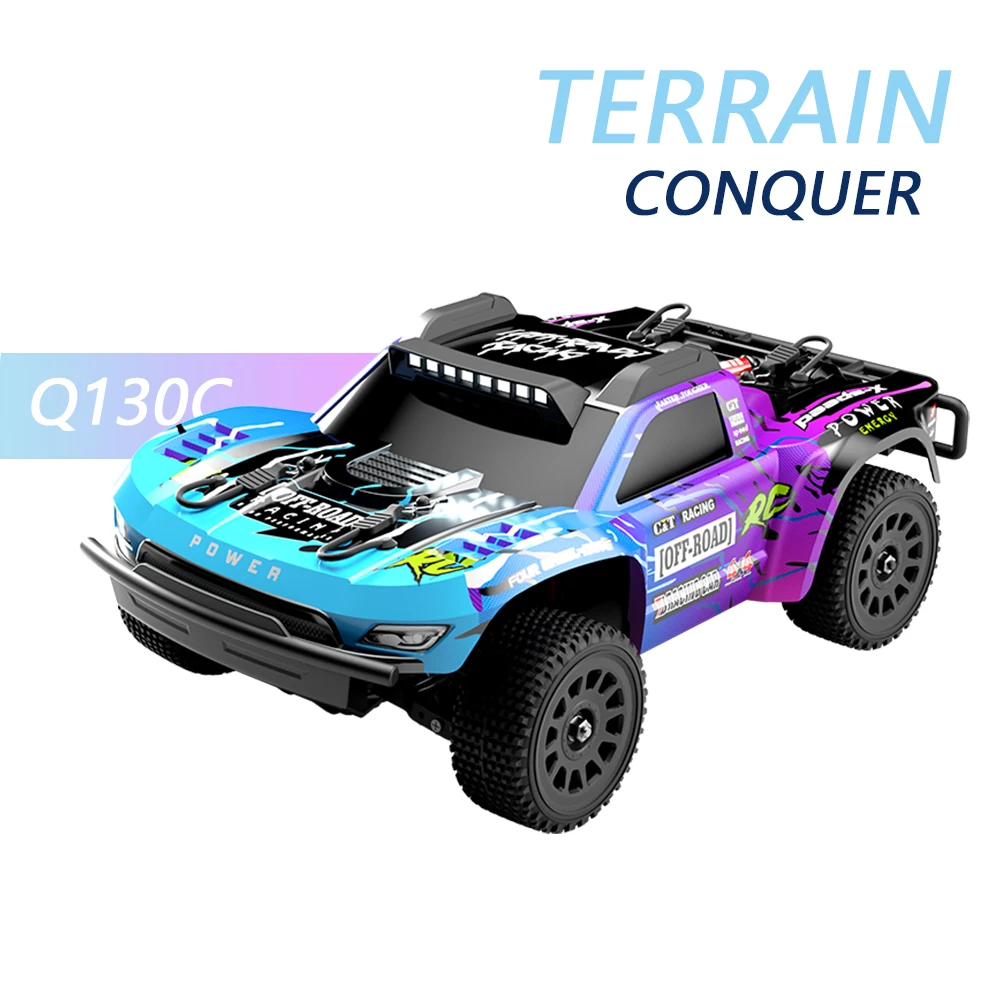 Q130 Q130C RC سيارة 1/14 4WD على الطرق الوعرة فرش السيارات التحكم عن بعد سيارات عالية السرعة الانجراف PickupTruck الكبار الاطفال اللعب