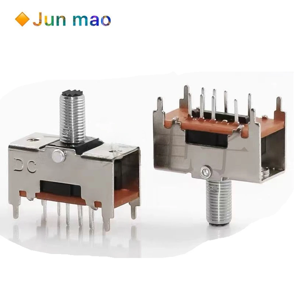 1PCS Toggle switch TS-23E02 AT10 dual reset four fixed foot lever switch old-fashioned radio switch