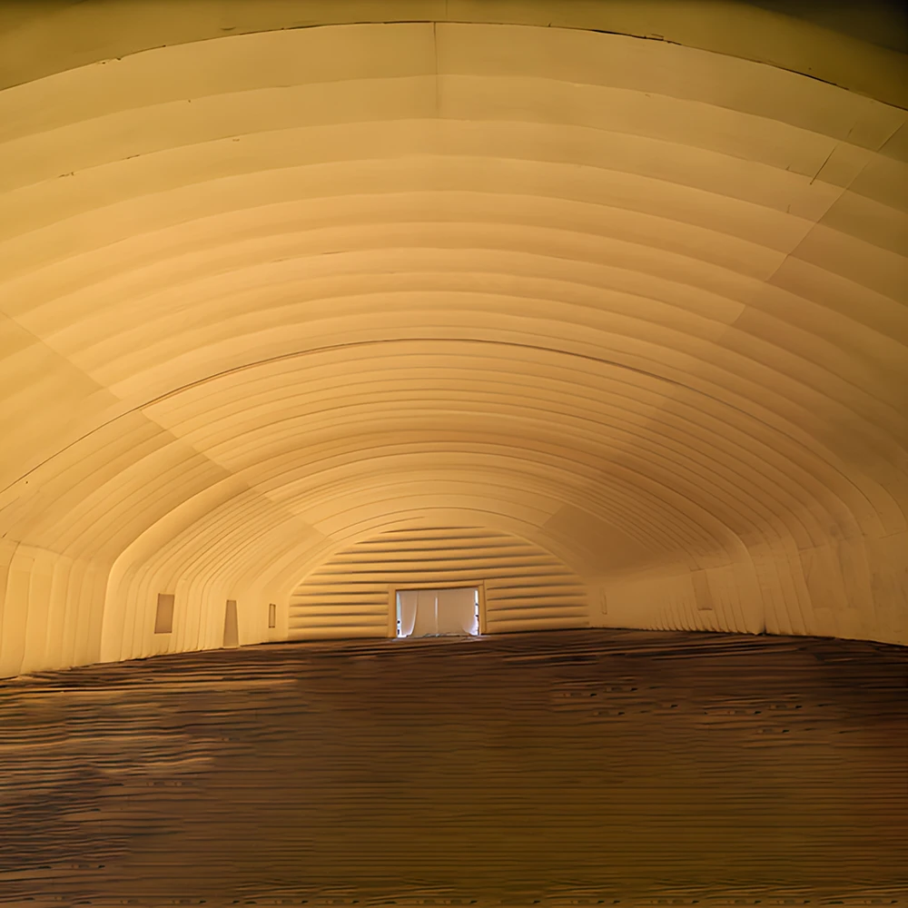 بولي كلوريد الفينيل مقاوم للماء المحمولة في الهواء الطلق العملاق حفلة الحدث قاعة المعارض الرياضة نفخ بناء خيمة نفق شماعات قابلة للنفخ #6