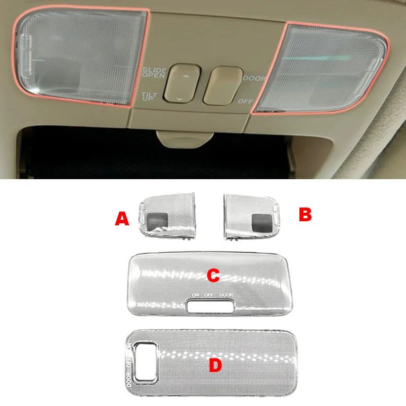 For Toyota Land Cruiser Prado LC120 FJ120 2003 -2009  Lexus GX470 2003-2009 Auto Internal Reading Light Cover Roof Lamp Shell