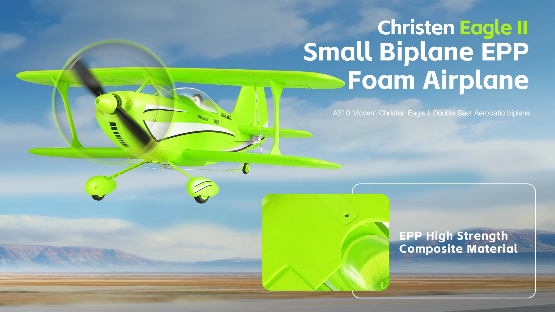 2026 WLtoys Remote-Controlled Aircraft A310 Brushless Motor 3D/6G With Gyroscope Dual Wings Four Channel Airplane Boy Toy Gift