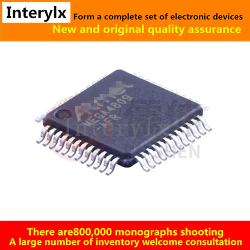 10Pcs/Lot ATMEGA4809-AFR ATMEGA4809-AF ATMEGA4809-A ATMEGA4809 MEGA4809 IC MCU 8BIT 48KB FLASH 48TQFP