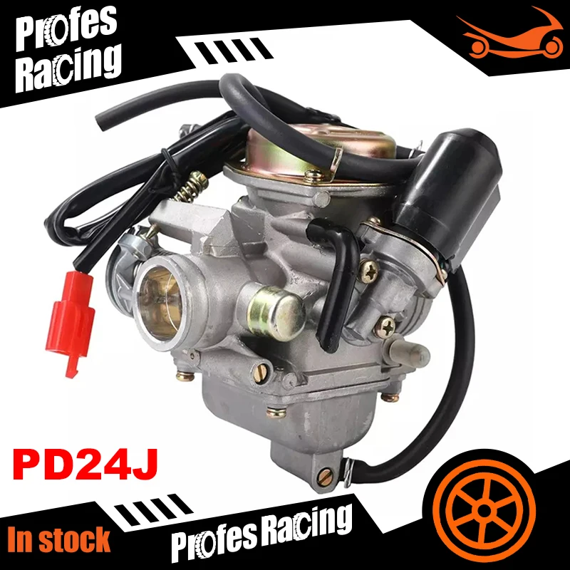 

Motorcycles PD24J Carburetor Electric Choke 24mm for Honda GY6 125cc 150cc Scooter ATV 4 stroke