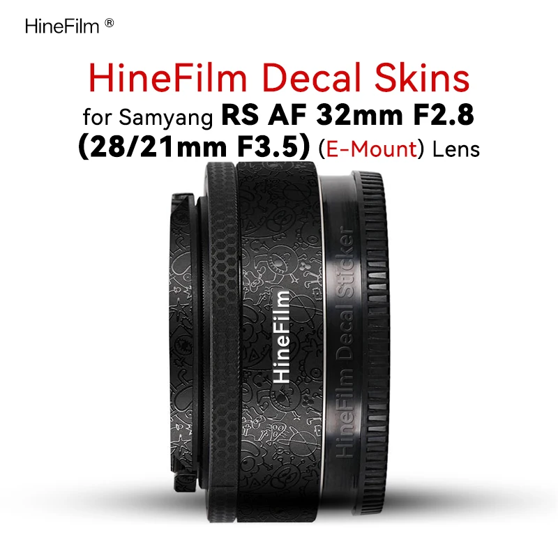 Customized Skin for Samyang RS AF32F2.8 FE Mount Lens Wrap Cover For Samyang RS AF28 F3.5 Lens Decal Skin AF21 F3.5 Lens Sticker