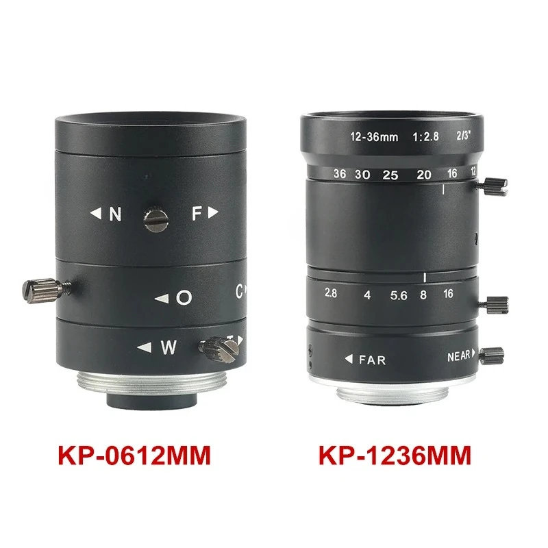6mm-36mm industrial lens 10 million pixels manual zoom distortion-free industrial detection lens