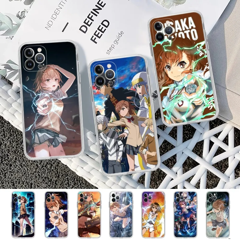 A Certain Scientific Railgun Phone Case For iPhone 15 14 11 12 13 Mini Pro XS Max Cover 6 7 8 Plus X XR SE 2020 Funda Shell