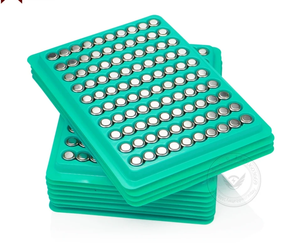 100Pcs1.55V AG13 LR44 버튼 배터리 AG10AG4 AG3 LR1130 LR... - 4