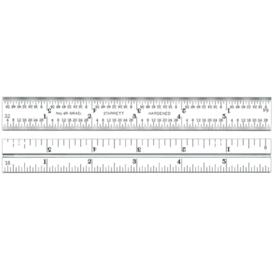 

Blade Only for Combination Squares Sets or Bevel Protractors - Ideal for Woodworking and Metalworking - Length Satin Chrome Fin