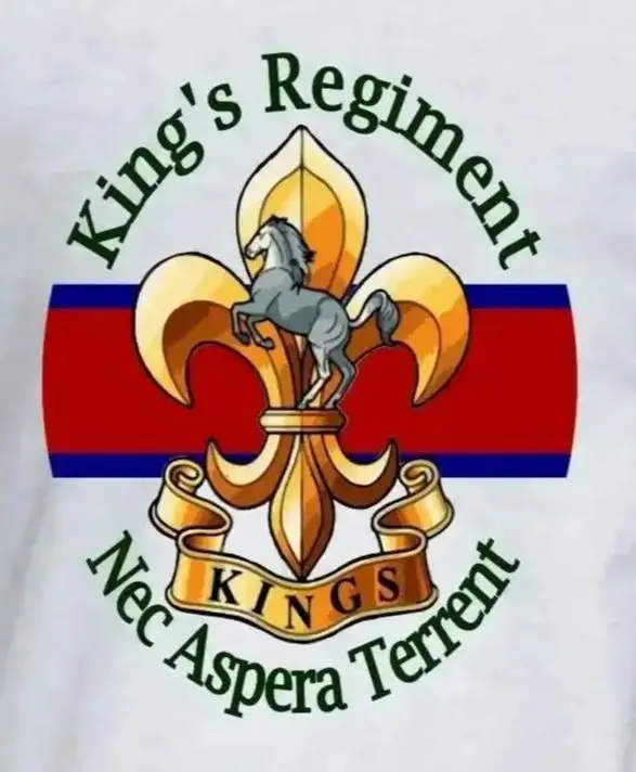 British Army Infantry Regiment King's Regiment T-Shirt 100% Cotton O-Neck Short Sleeve Summer Casual Mens T-shirt Streetwear