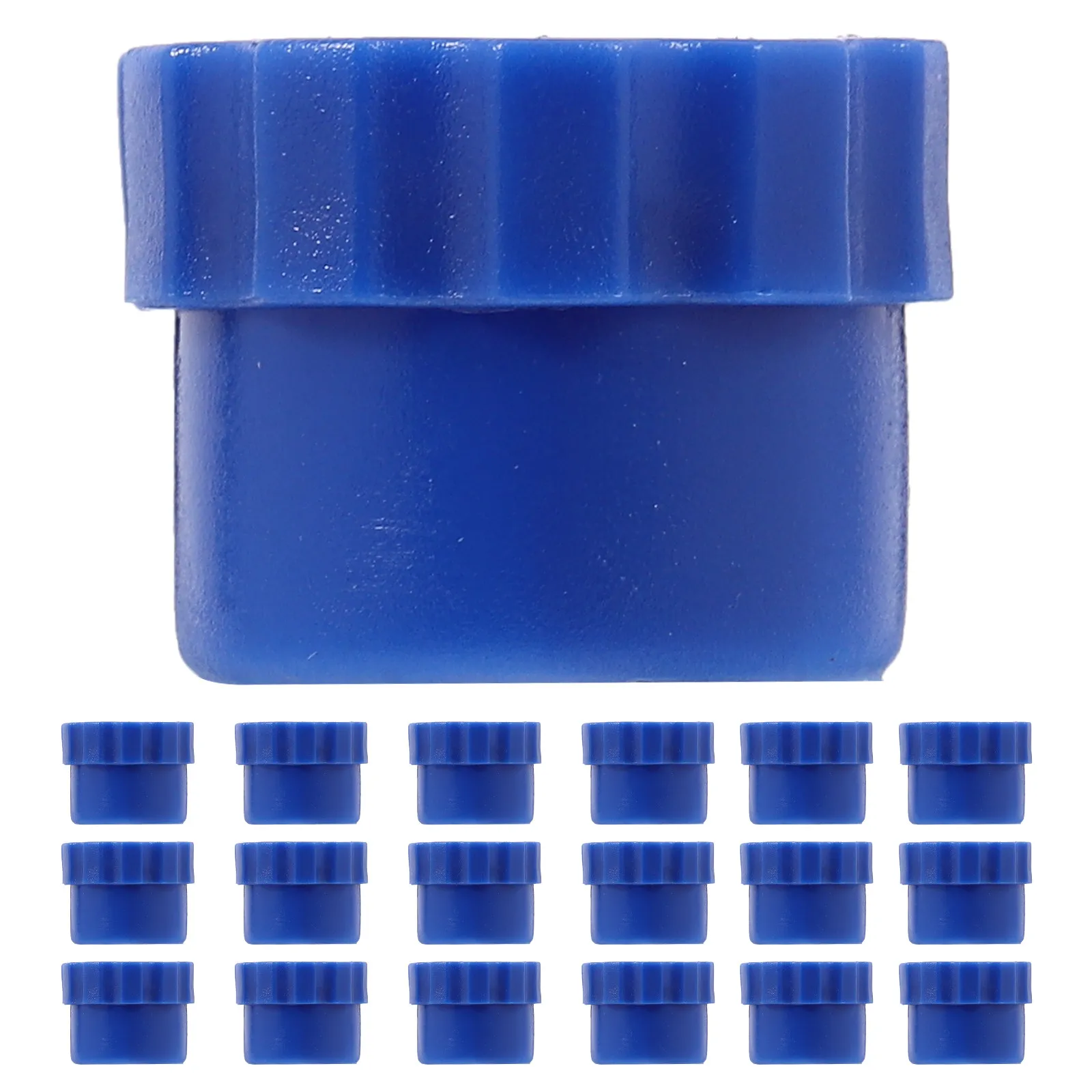 Plastic syringe tip caps for laboratory workers to keep syringe tips clean Blue 150 pcs