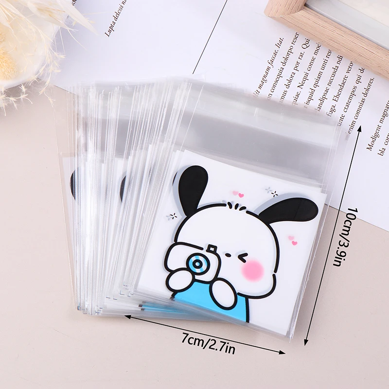 100Pcs Hello Kitty Kawaii Pochacco Self Sealing Opp Bag Small Gift Bag Hand Account Material Packaging Snack Candy Packaging Bag