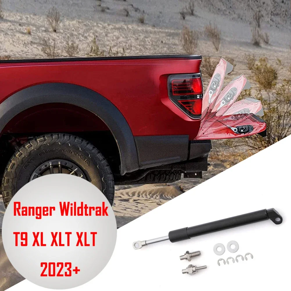 For Ford Ranger T9 XL XLT XLT Wildtrak 2023+ Tailgate Assist Shock Struts Lift Support Silent Slow Down Car Accessories 2024 New