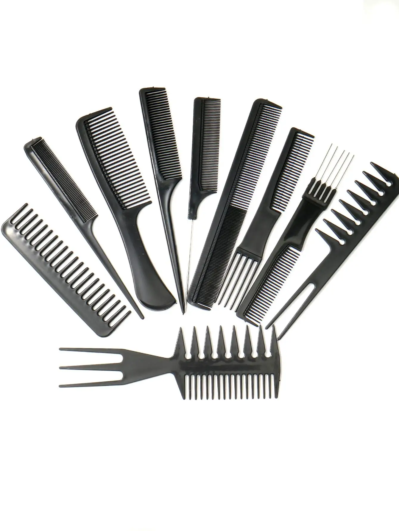 

10pcs Unisex Multifunctional Minimalist Hair Styling Combs, Suitable For Grooming And Beauty Use ,Hair Styling Kit ,Hair Tool Kit For Barber Salon Beauty Travel Essential Hair Products,Hair Cares,Hair Accessories,Summer,Holiday,Festival,Birthday