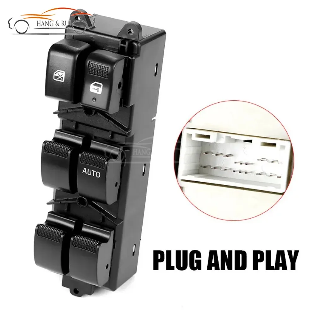 RHD 18pins Master Power Window Lifter Control Switch Regulator For Isuzu D-Max Dmax MU-X 2012-2019 4-Door OE 8981922511 view 4