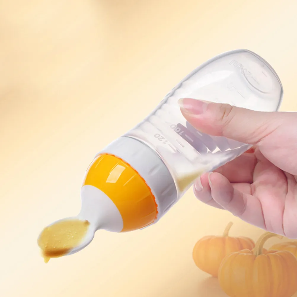 

Силиконовая ложка-дозатор для детского питания: для пюре, смесей, грудного молока. Эргономичная ложка-дозатор для облегчения при прорезывании зубов.