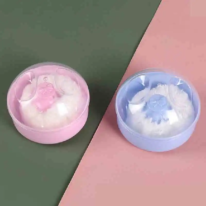 Baby Powder Makeup Puff Round Makeup Fluff Soft Plush Puff Sponge Body Powder Makeup Beauty Tools Soft Plush Powder Puff Tools