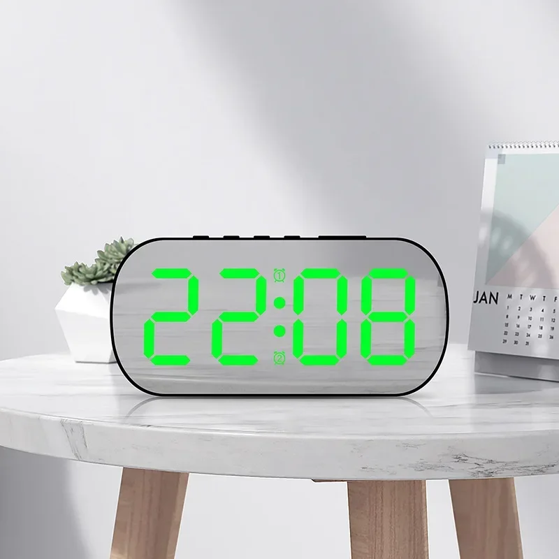 Xiaomi Digital Alarm Clock Desktop Table Clock Teperature Calendar LED Display Electronic Alarm Clocks Snooze Funtion Night Mode