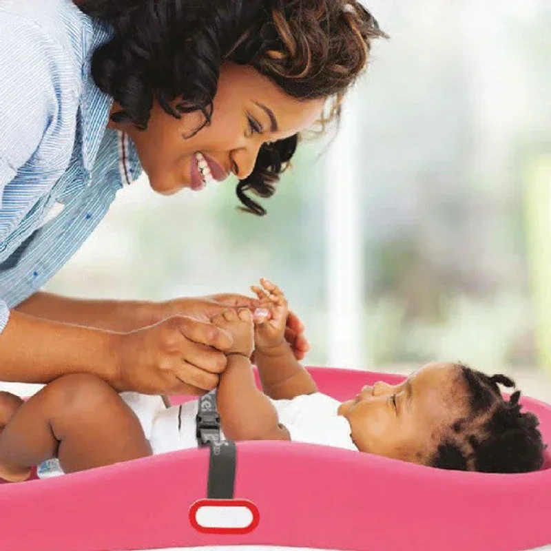 Mesa de lactancia multiusos para cambiar ropa y pañales para bebés y niños pequeños, mesa portátil de masaje y ducha