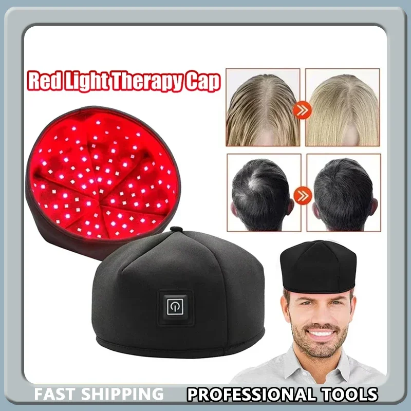 

New Red Light Therapy Cap for Hair Regrowth, Helmet Treatment, Scalp Massager, Cap Laser, Red, Near Infrared, 660nm, 830nm