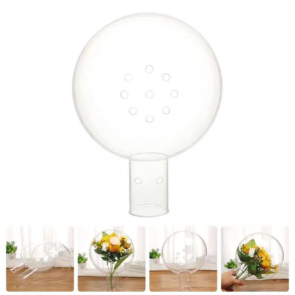 1Pcs Premium Plastic Wave Bubble Ball for Rose Bouquet Assembly Transparent Flower Packing Material Creative Gift Packaging