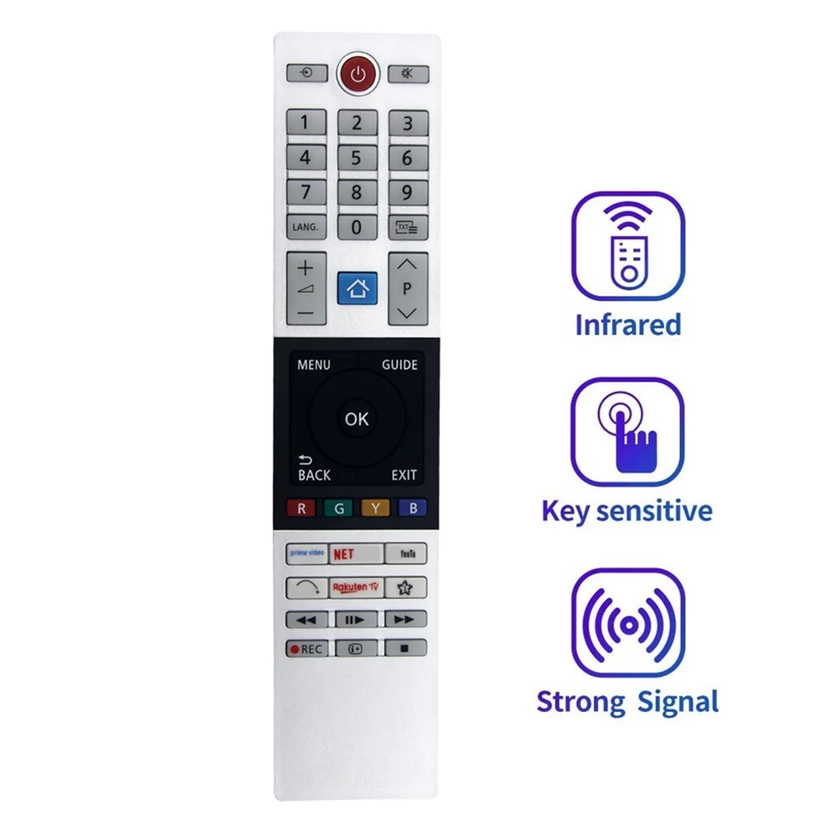 Supernew  Replace CT-8567 CT8567 Remote Control for Toshiba CT8538 LCD LED TV Remote Controller