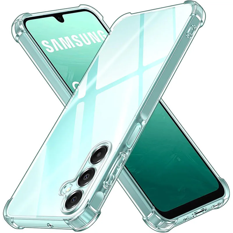 Coque souple antichoc pour Samsung Galaxy A17 A07 4g 5g, coque arrire transparente Ultra fine en Silicone A 17 07, coque Slim Fundas