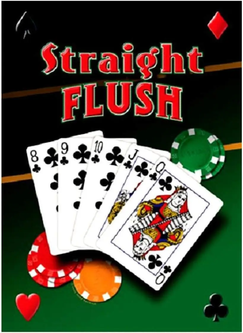 Signs 4 Fun SIGMP14 Straight Flush Metal Sign, Green